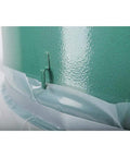 Close-up of the hook attachment on Shop Tough Five Horsepower Industrial Dust Collector for secure bag fitting.