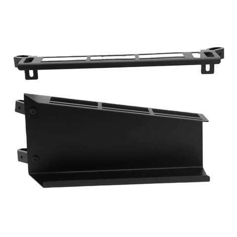 Heavy Duty Steel Double Layer Tool Rack For Toolbox And Mounting Bracket Fits Tools Up To 2.8 Inches Wide Expansion Mount Compatible With Aluminum Rails