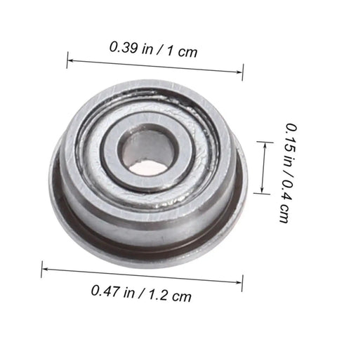 Solid 5 Pack Ball Bearing Extruder Swap For 3D Printers Fatigue Resistant Replacement Pulleys Gears No Sweat DIY Hookup Slick Silver Finish Run Bulletproof For Everyday Creative Projects