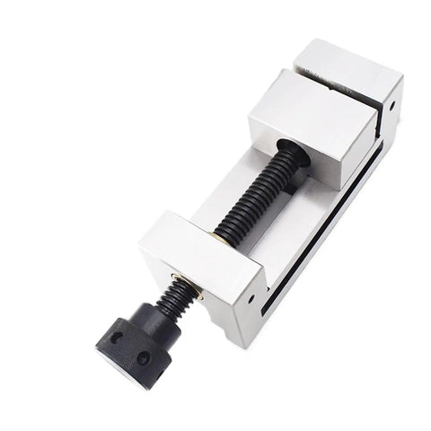 Boss Grade Precision Vise Fixture With Quick Adjust Jaw For Stone Drilling Milling And Grinding Straight Corner Clamp, metal vise on white background