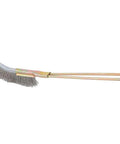 Ergonomic Bonsai Brush With Curved Or Straight Head Pipe Bend Pro Grade Rustproof Steel Garden Tool For All Skill Levels Non Toxic Finish Easy Grip Handle Essential Cleaning And Shaping Tool For Bonsai Enthusiasts And Beginners, curved head