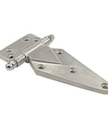 Heavy Duty Hinge Machined From 304 Stainless Steel For Shipping Containers And Refrigerated Warehouses, showing a close-up of the hinge.