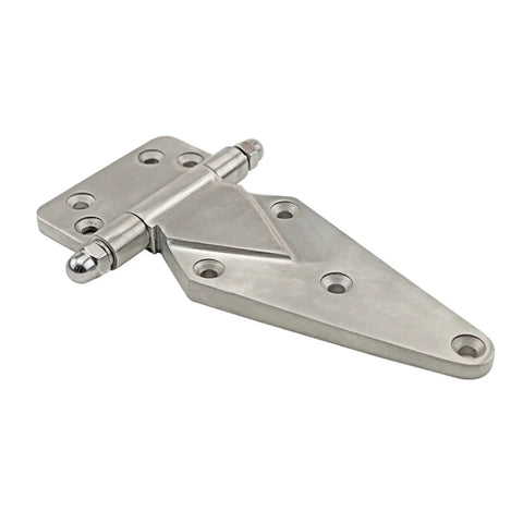 Heavy Duty Hinge Machined From 304 Stainless Steel For Shipping Containers And Refrigerated Warehouses, showing a close-up of the hinge.