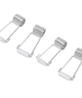 Self Closing Door Closer Kit Four Pack Easy Install 2 Cm Spring Hinges Stainless Steel Automatic Door Closer For Interior Cabinet Doors