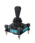 4 Position Joystick Switch Controller With 4NO Momentary Contacts, 600V Panel Mount CV4-YQ-04R2G, durable metal plastic housing