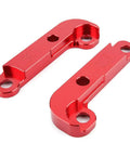 Red Drift Lock Adapter For E36 Steering Angle Upgrade, Twenty-Five Percent More Turning, CNC Milled Aircraft Grade Alloy, High-Precision Drifting Kit With Mounting Hardware, red anodized finish parts