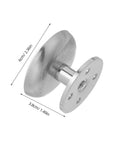 Stainless Steel Adjustable Table Legs Set Of 4 With Height Adjustment For Cabinets Desks And End Tables shown with dimensions