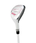 Pink Junior Golf Hybrid Size 5 For Right Handed Girls Ages 5 To 8 Easy Swing Club That Hits Longer From Fairway And Light Rough