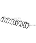 Drink Pusher Coil Spring For Vending Machines Replacement Parts For Beverage Dispensers, 41cm x 6.5cm Black Spring