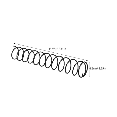 Drink Pusher Coil Spring For Vending Machines Replacement Parts For Beverage Dispensers, 41cm x 6.5cm Black Spring