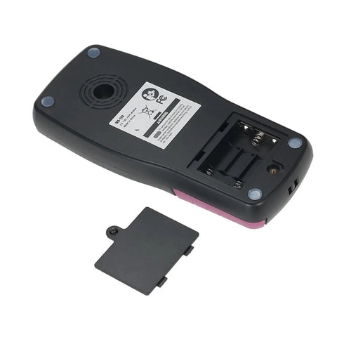 Digital Stud Finder And Wall Scanner Ace Up Your Sleeve For Hidden Metal Wood Copper Pipe AC Cable Live Wire Detection Deep Dive Up To 110mm Depth High Accuracy Saves You From A Drill Disaster 2Pc back view showing battery compartment and sleek design.