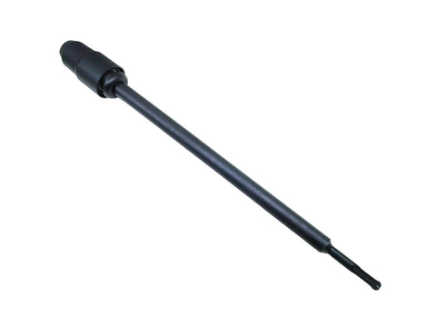 Tough As Nails 17 Inch Sds Plus Extension Shaft With Quick Swap Collar for drilling, featuring a durable black steel build.