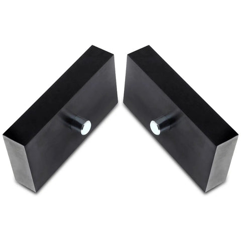 Pair of black spacers for 1 Inch Front Leveling Lift Kit For Ford F 250 F 350 Super Duty 1999 2018 Black Front Spacer 4WD 2WD