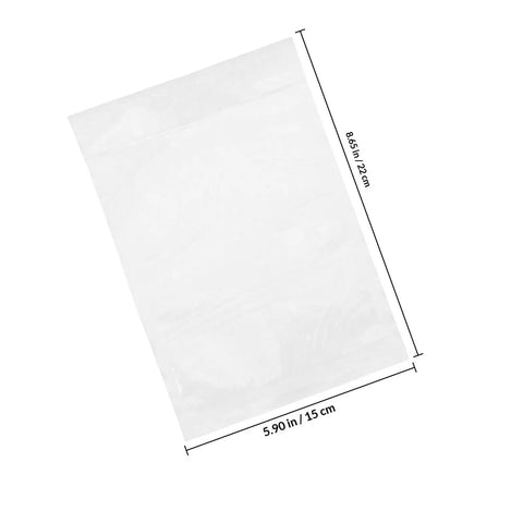 Adhesive Packing List Envelopes With Window Design For Shipping Docs And Invoices, dimensions labeled 8.65x5.90 inches