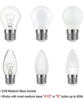 Various bulb types compatible with Three Light Kitchen Track Lighting Kit With Adjustable Heads For Islands And Ceilings Go To Modern Glass Shade