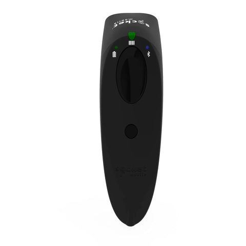 Entry Level Bluetooth 1D 2D Barcode Scanner For Paper And Screen Ultra Lightweight Ergonomic Handheld Device front view.