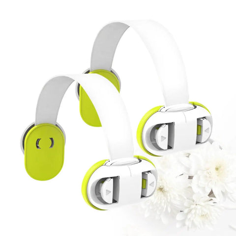 Dual Pack Safety Cabinet Locks For Drawers And Doors ABS Material Kid Proof Locks Easy To Install Green and White Design