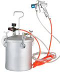 Hustle Friendly 10L Pneumatic Paint Pressure Pot With Upgraded Spray Gun for efficient coating and smooth application.