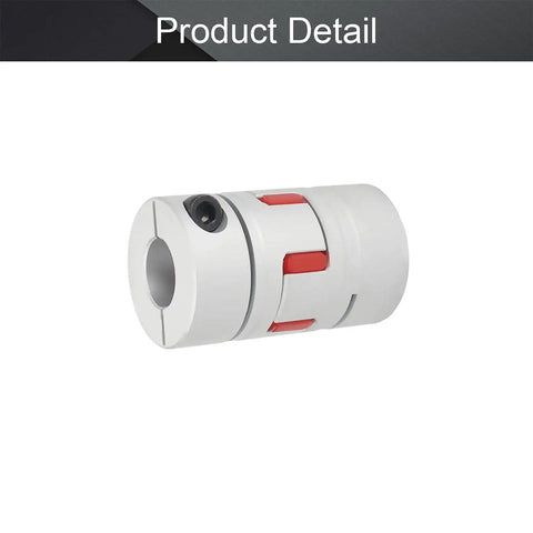 18mm To 18mm Aluminum Shaft Coupling Flexible Joint For Servo And Stepper Motors, 66x40mm Size, oxidized finish, M6 thread