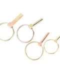 Heavy Duty Lynch Pin Set 50 Pack 65Mn Spring Steel Yellow Zinc Plated Annular Safety Pins for Farm Equipment and Trailers Durable Hitch Pin Kit