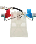 Washer Water Inlet Valve Assembly With Built In Thermistor And Vacuum Breaker 6 Pin Wire Real Time Temperature Sensing And Auto Inlet Flow Control For Smooth Laundry Sessions, front view