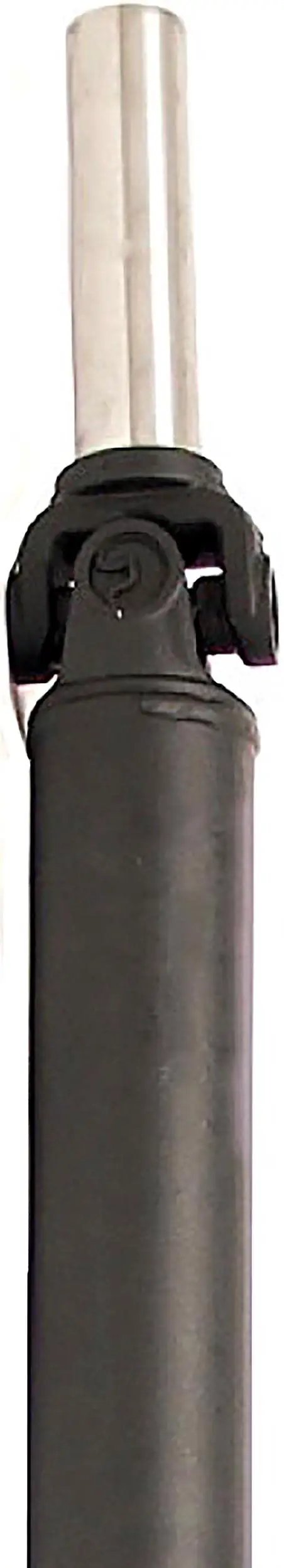 Ready To Drop Right In Beefed Up Rear Driveshaft Assembly With Center Support Bearing Slip Yoke And Serviceable U Joints for heavy-duty use.