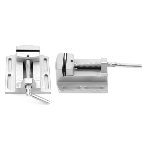 Top Rated Heavy Duty 2.5 Inch Drill Press Vice With Precision Aluminum Body For Milling And Drilling Work offers smooth jaw movement.