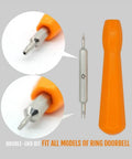 Dual End Alloy Steel Torx Screwdriver Bit Kit For Doorbells And Security Video Systems with ergonomic grip, close-up view