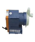Side view of Conc0806 Series Pro Grade Electromagnetic Diaphragm Metering Pump with precise flow control for industrial liquids.