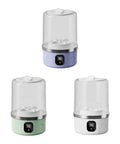Ace Portable Washer Machine For Laundry Slick Pulsator Spin Clears Tough Stains While Guarding Delicate Fabrics Knockout Abs Housing Fits Dorm Rooms And Tiny Spaces Smoothly In Purple. Image shows portable washer in purple, green, and white with transparent lids.