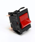 Red DPDT Rocker Switch for Electrical Projects, Double Pole Double Throw On Off Toggle, Heavy Duty Industrial Button, Easy Wiring, Quick Hookups, Reliable Performance, red rocker switch