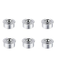 Top Shelf Roller Ball Transfer Bearings And Casters For Industrial Conveyor Rig Featuring Five Eighth Inch Universal Rotation slick roller ball casters set.
