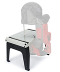 Portable Band Saw Stand Table For Milwaukee Band Saws Built For Milwaukee Models 6232 6238 2729 M18 Series Powder Coated Finish