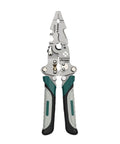 10-In-1 Wire Strippers And Automatic Self-Adjusting Wire Stripper Tool With Cutting Crimping Gripping And Twisting Functions For 8 To 16 AWG Electrical Wiring Pro Grade Heavy Duty Multi Tool Pliers For DIYers And Pros, front view