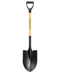 All In One 41 Inch Round Point Shovel With D Handle And Cold Rolled Steel Blade Tough Workhorse front view