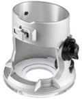 Rugged 360 aluminum base of Colt 1.25 HP Max Variable Speed Palm Router Kit With 16,000-35,000 RPM and wide bit capacity