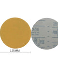 Get Ready To Smooth Anything With This 100 Pack Of High Performance Self Adhesive Flocking Sanding Discs featuring two 125mm diameter discs.