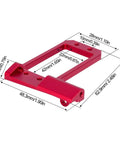 Premium Aluminum BTA Servo Mount And 4 Link Adapter For 1/10 RC Crawler With Vanquish F10 Portal Axle Low Center Of Gravity LCG Chassis