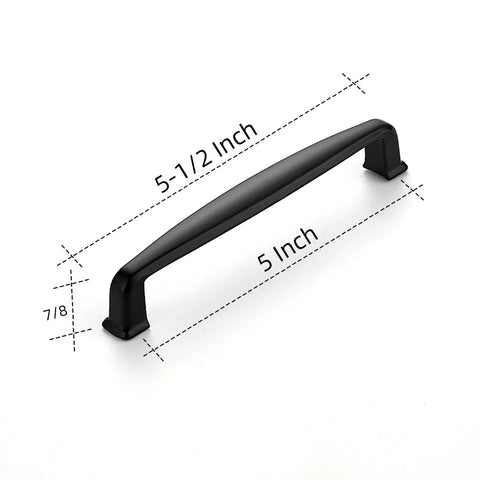 30 Pack 5 Inch Matte Black Cabinet Handles For Kitchen Cupboard And Drawer Pulls Hardware Center To Center 5 Inch Spacing