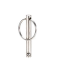 Quick Release Pin 6mm By 50mm Marine Hardware For Boat Bimini Top Deck Hinge, spring loaded, corrosion resistant solid body.