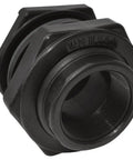 Tf200p-e 2 Inch Poly Tank Fitting With Left Hand External Thread And Nut, Includes EPDM Sealing Washer And Polyethylene Friction Washer, For Tanks With Wall Thickness One Sixteenth To One Half Inch