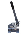 heavy duty metal shear with long lever handle for cutting steel, copper, and aluminum sheets; ideal for auto repair and duct trimming.