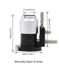 Dead On Precision Cnc Router Tool Setting Gauge With.001Mm Accuracy Normally Open Six Wire Z Axis Sensor, detailed dimensions shown.