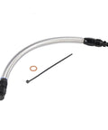 Premium Replaceable Ktm 950 990 Adventure Oil Tank Drain Hose Kit Heat Treated Steel Durable Off Road Upgrade For 2004 To 2006 Models hose kit with fittings, zip tie, and washer