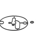 Five Pack 698781 Float Bowl Gasket For Nikki Carburetor Rebuild Kit Compatible With Briggs 698781 And 698781S, includes O-rings.