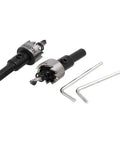 HSS Hole Saw Kit 19.2mm Diameter With 65mm Overall Length 13mm Cutting Depth Spring Loaded For Quick Cuts with hex wrenches