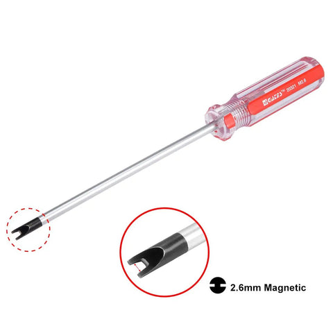 Magnetic U Shaped Spanner Screwdriver Featuring Five Inch Chrome Plated Steel Shaft Hella Durable Construction Designed To Knock It Out Fast On Any Job with 2.6mm magnetic jaw.