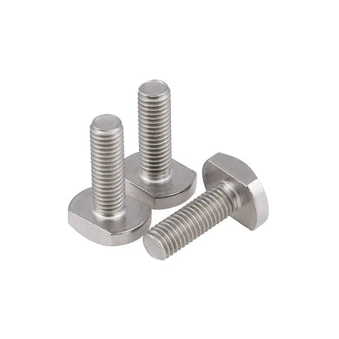 Heavy Duty T Slot Bolts M8x50mm Stainless Steel Hammer Head For Woodworking 3 Pack Anti Rust Corrosion Resistant T Bolts