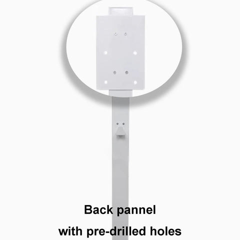 Tough As Nails EV Charger Holder Outdoor Waterproof Steel Enclosure Back panel with pre-drilled holes for easy mounting.