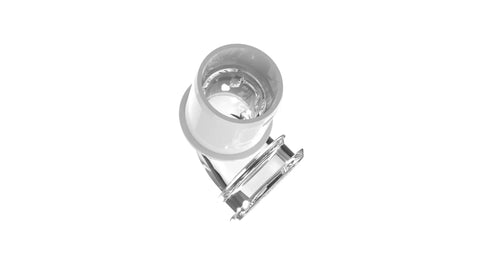 Three Pack Replacement Elbows For Nasal And Pillow CPAP Masks With Connectors One Size Fits All Snug Fit Low Noise Design Durable Elbow Pieces For Nasal Pillow And Full Series CPAP Masks transparent CPAP elbow connector